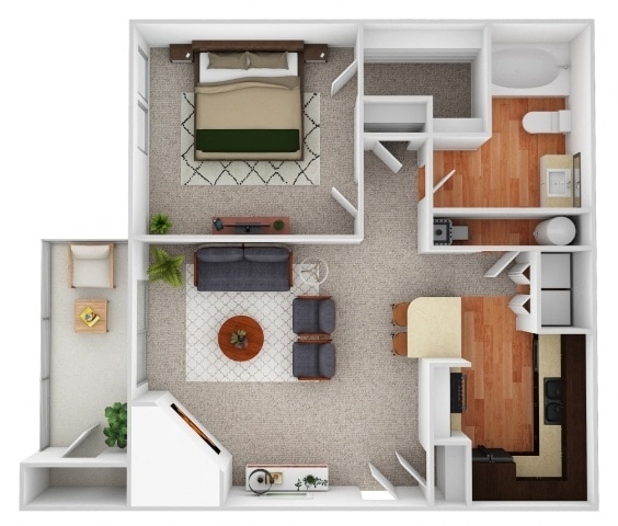 Floor Plan - A2 - Maple