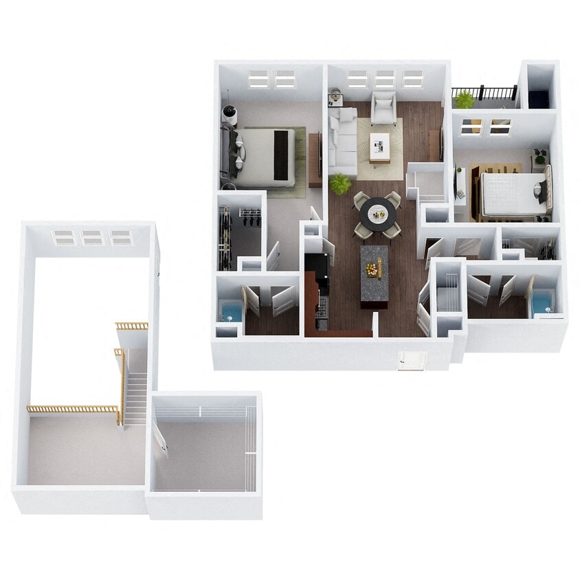 Floor Plan - B2-2L  |  Loft
