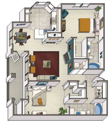 Floor Plan - Monaco