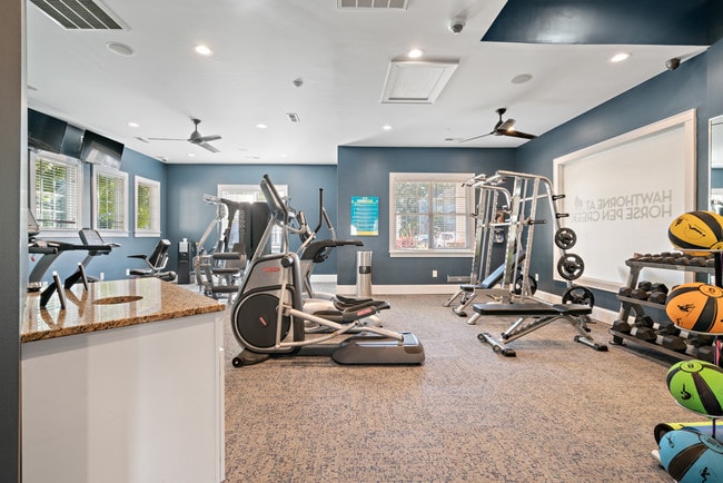 Fitness Center at Hawthorne at Horse Pen Creek - Hawthorne at Horse Pen Creek