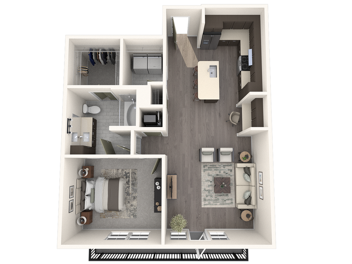 Canal 1535 Floor Plan A7 - A7
