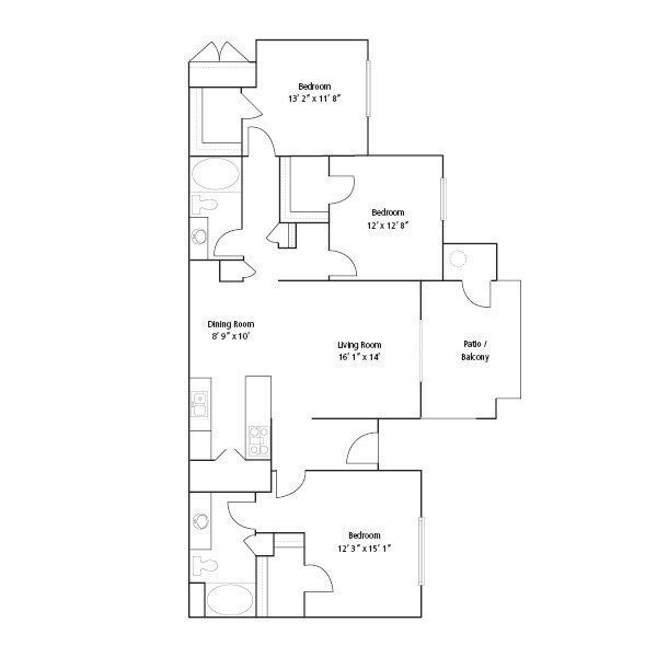 Floor Plan - 32a Renovated