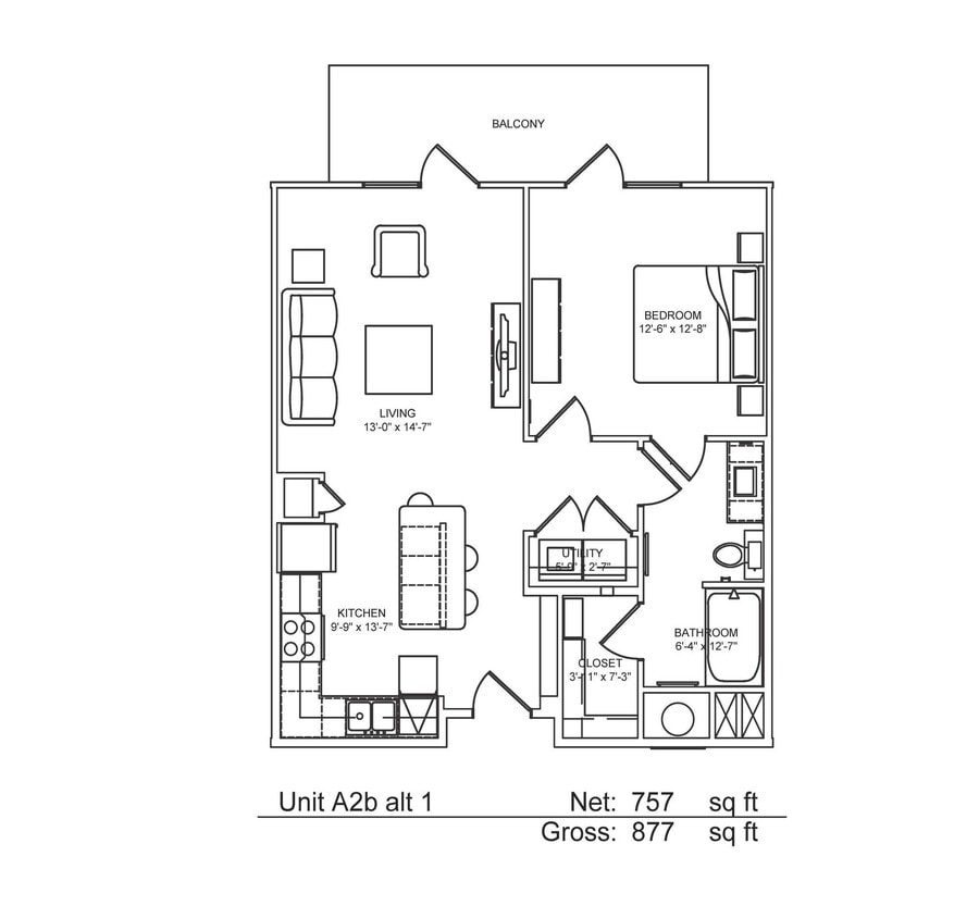 Floor Plan - A2b Alt