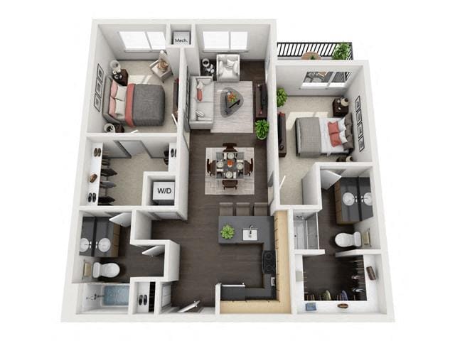 Floor Plan - The Locomotive