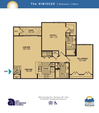 IOFC - 2B2B (Hibiscus) - Two Bedroom - Hibiscus