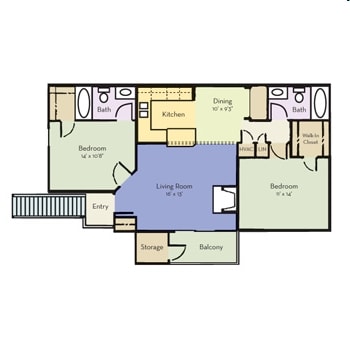 2BR/2BA - Renovated Dogwood 