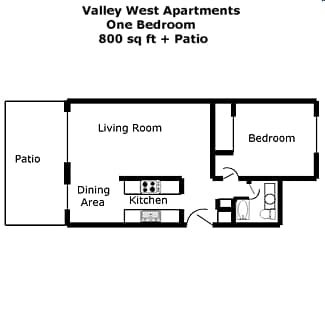1BR/1BA - Large One Bedroom
