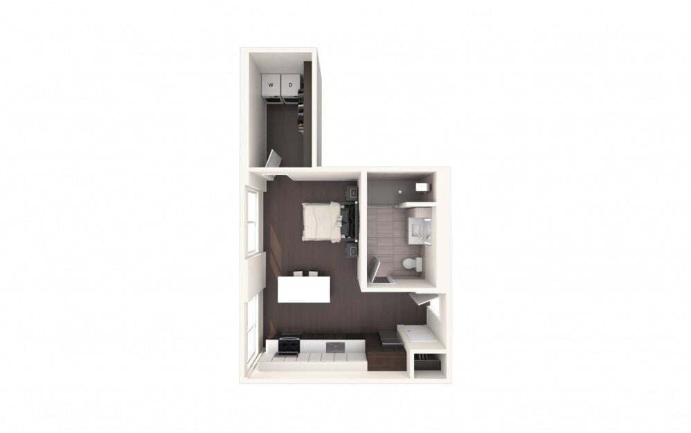 Floor Plan - Studio ADA - 525