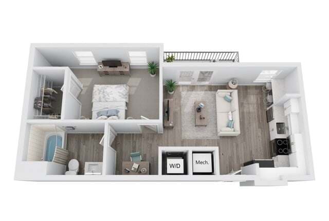 A8 Floor Plan Image - A8 + Den