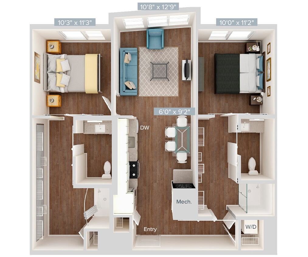 Floor Plan - BM02_975SF2163