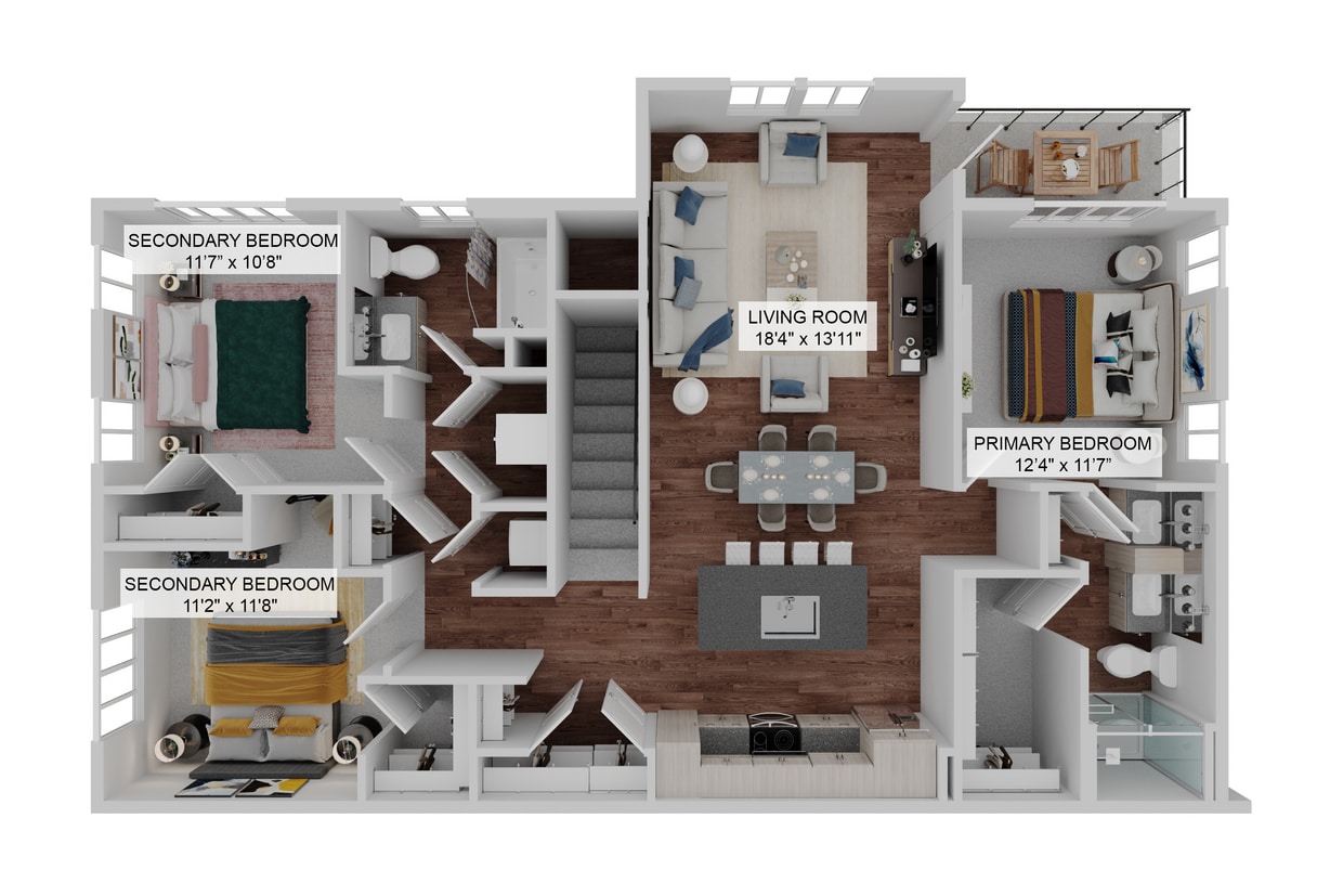 Floor Plan - The Station (C1U)
