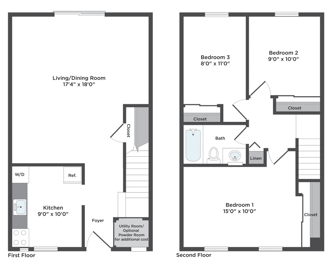Three Bedroom Townhome - Three Bedroom Townhome