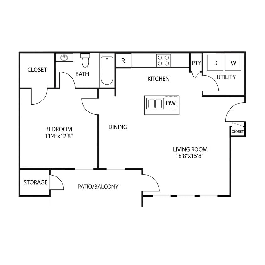 Floor Plan - 1A