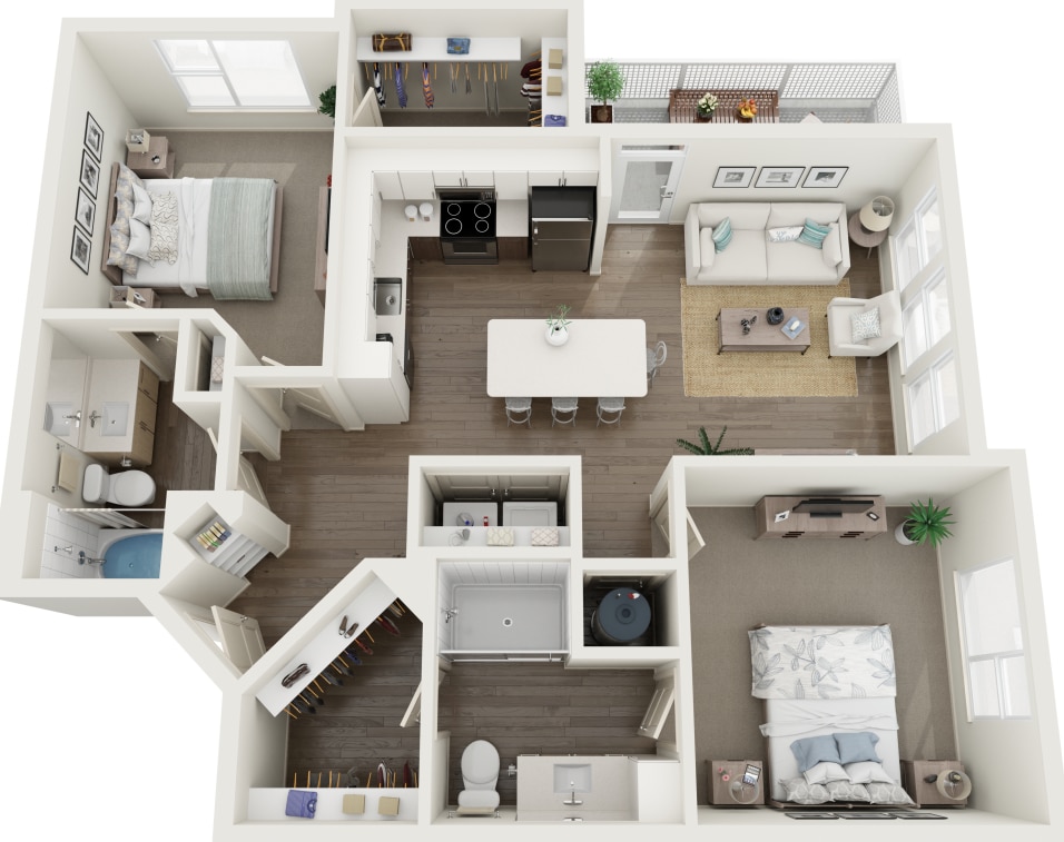 B1 floor plan Futura at Nona Cove - B1