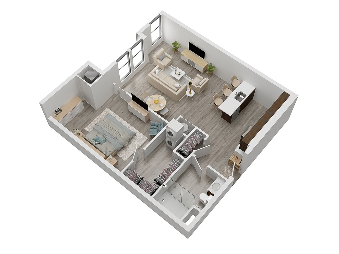 Floor Plan - Unit 1M