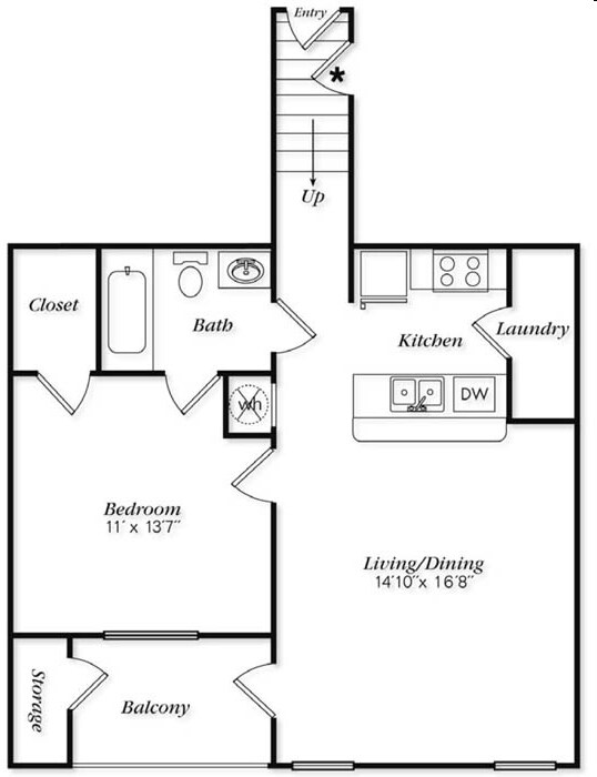 1BR/1BA - Annastin U 