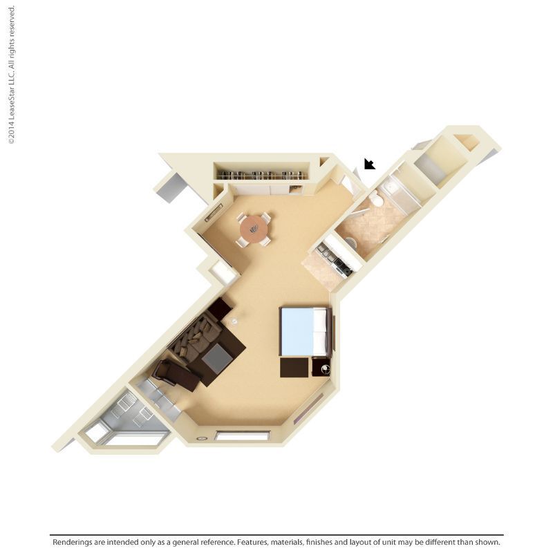 Floor Plan - Large Studio