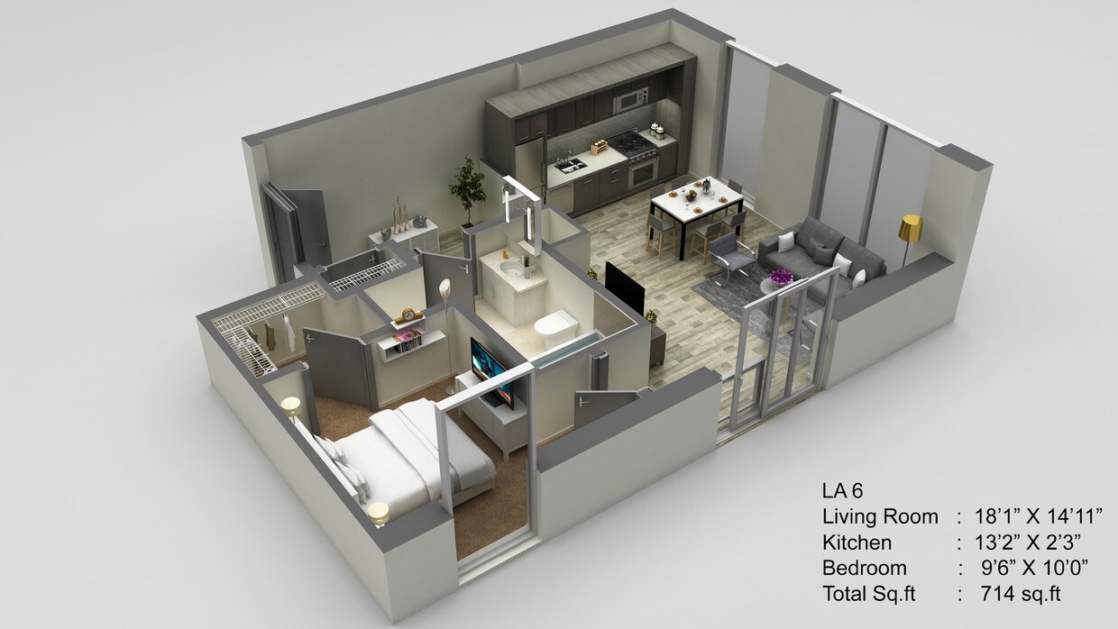 Floor Plan - LA 6
