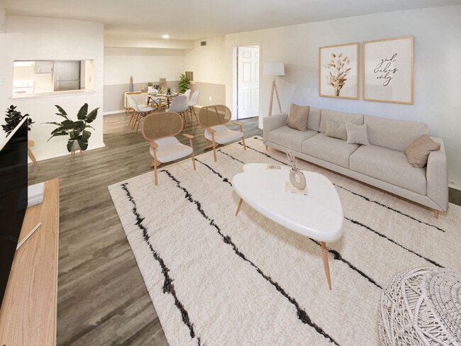 Living area for gatherings - Indian Run Apartments
