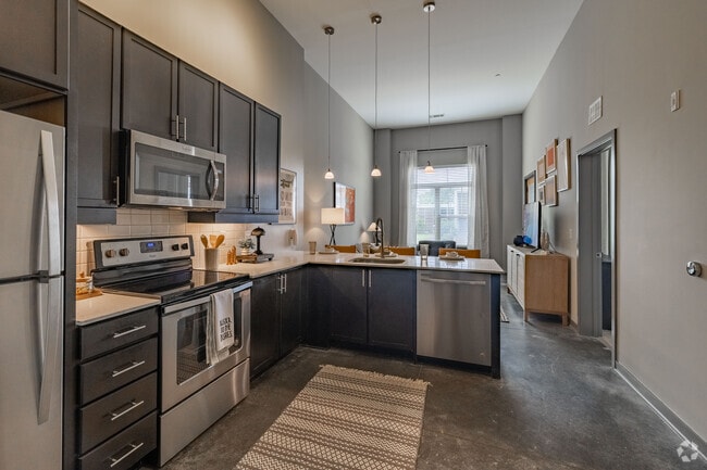 1BR, 1BA - A5 - 705SF - Kitchen - Eastside Heights
