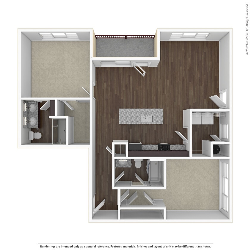 B2 3D Floor Plan - B2