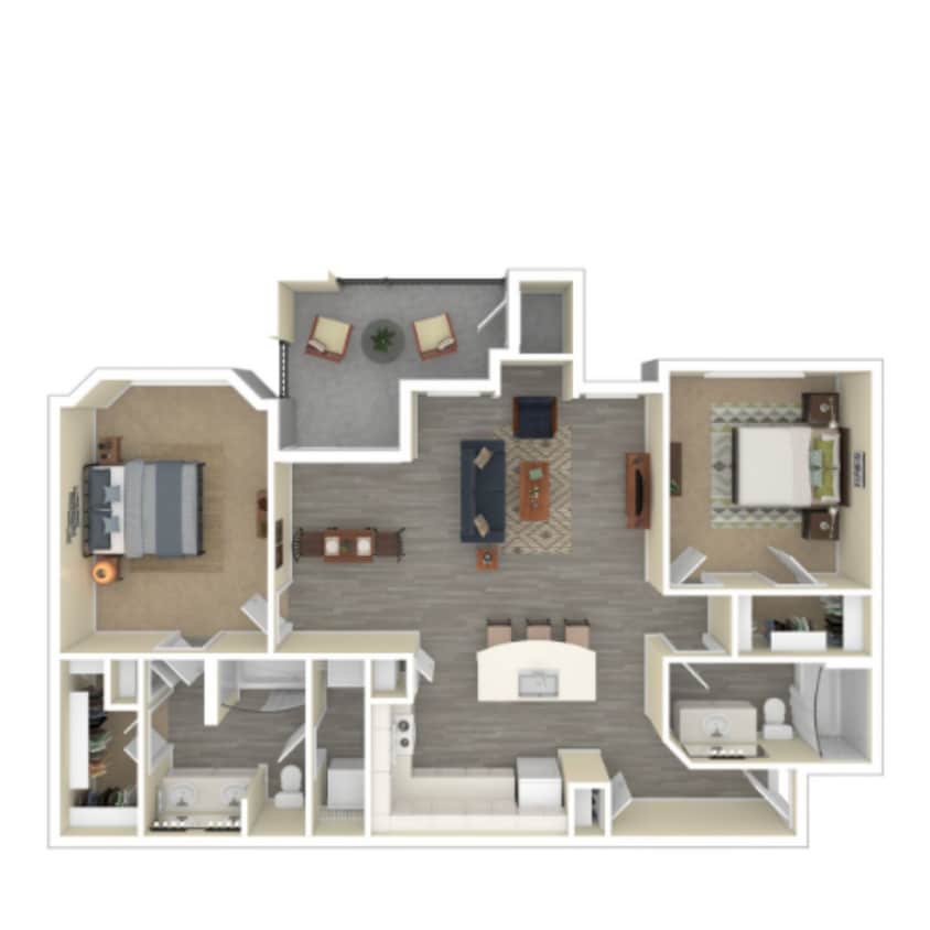 Floor Plan - C2 - 2.2