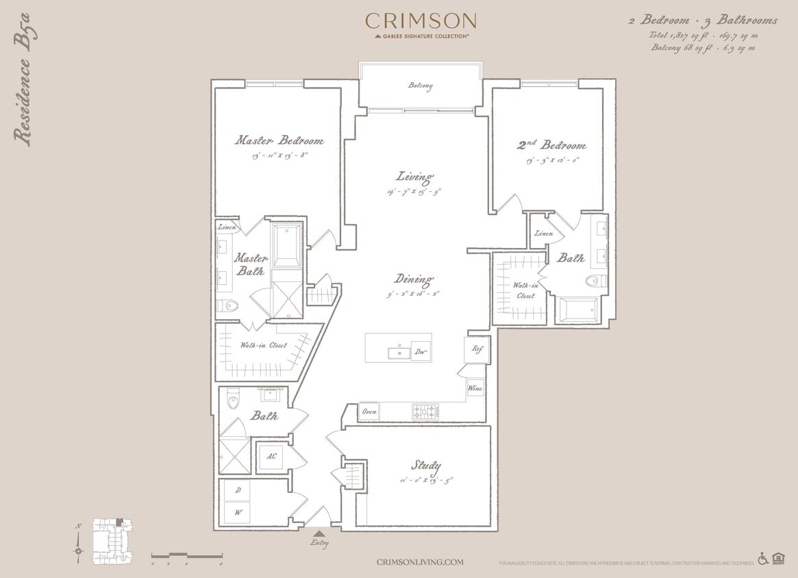 Floor Plan - Residence B5A with study