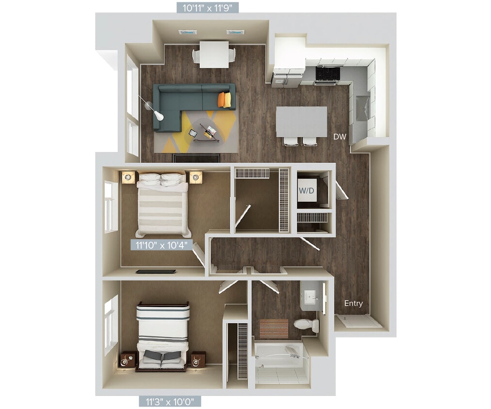Floor Plan - B4-961