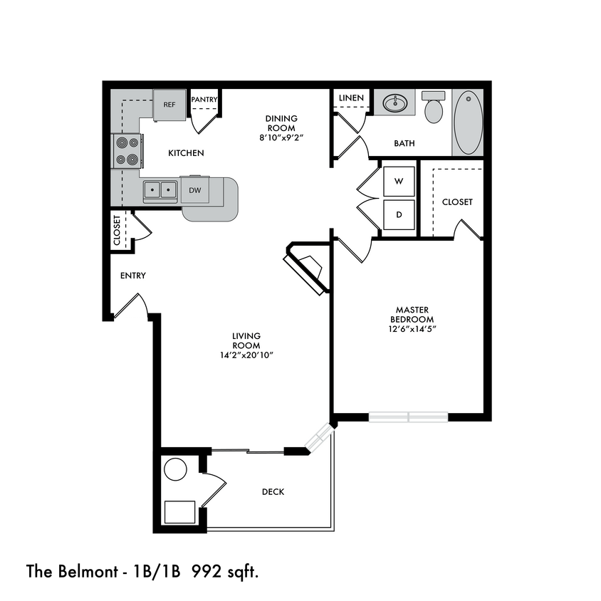 Floor Plan - The Belmont
