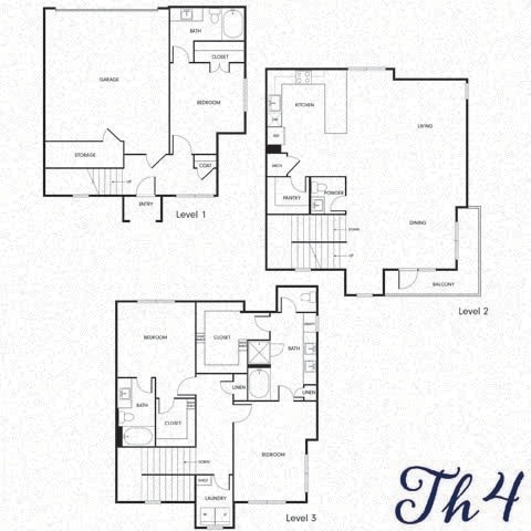Floor Plan - Townhome IV