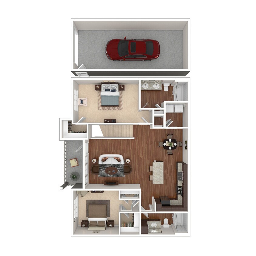 B4G 3D Floor plan - B4G