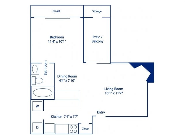 1BR/1BA - 1BD 650 RL 0