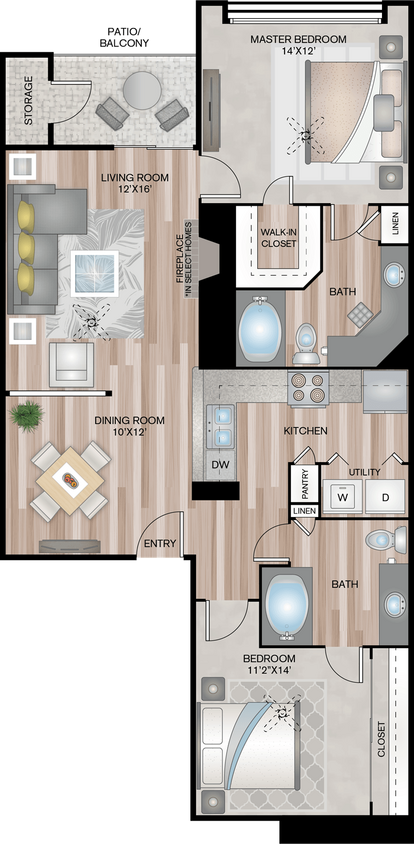 Floor Plan - Pebble Beach