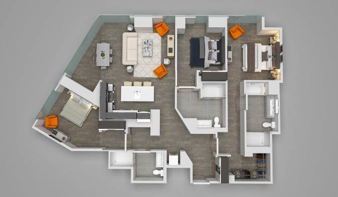Floor Plan - Three Bedroom 08