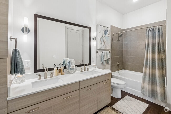 2BR, 2BA - 1,613SF - Primary Bathroom - The Shay Apartments