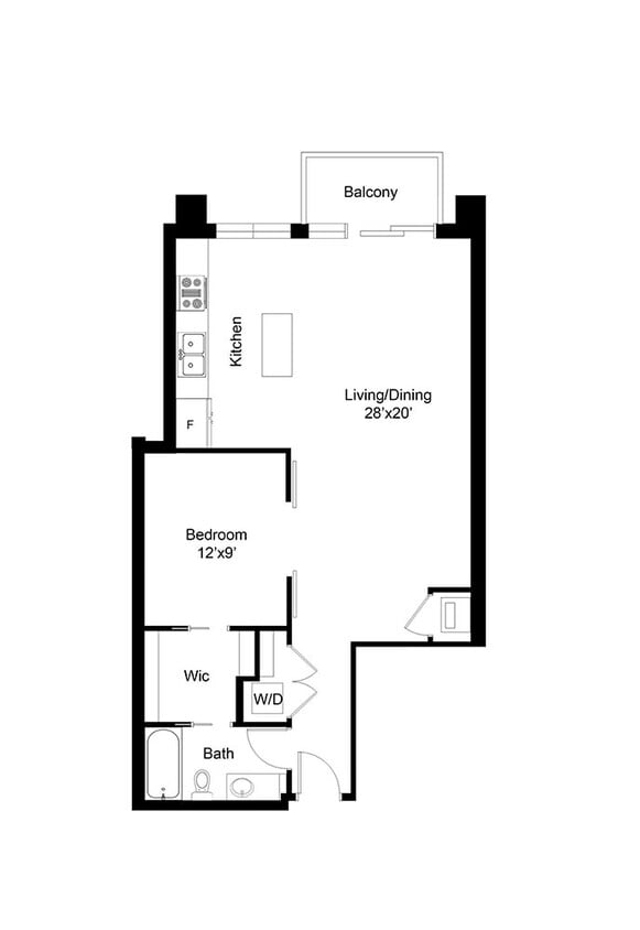 Floor Plan - 1H 1800 Lake