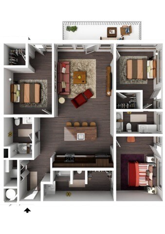 3 Bedroom - Sterling