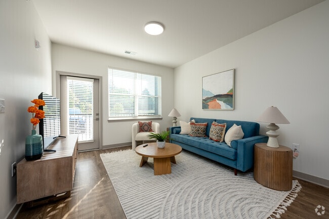 1BR, 1BA - 703SF - Living Room - The Jacob