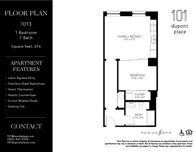 Floor Plan - 1D13