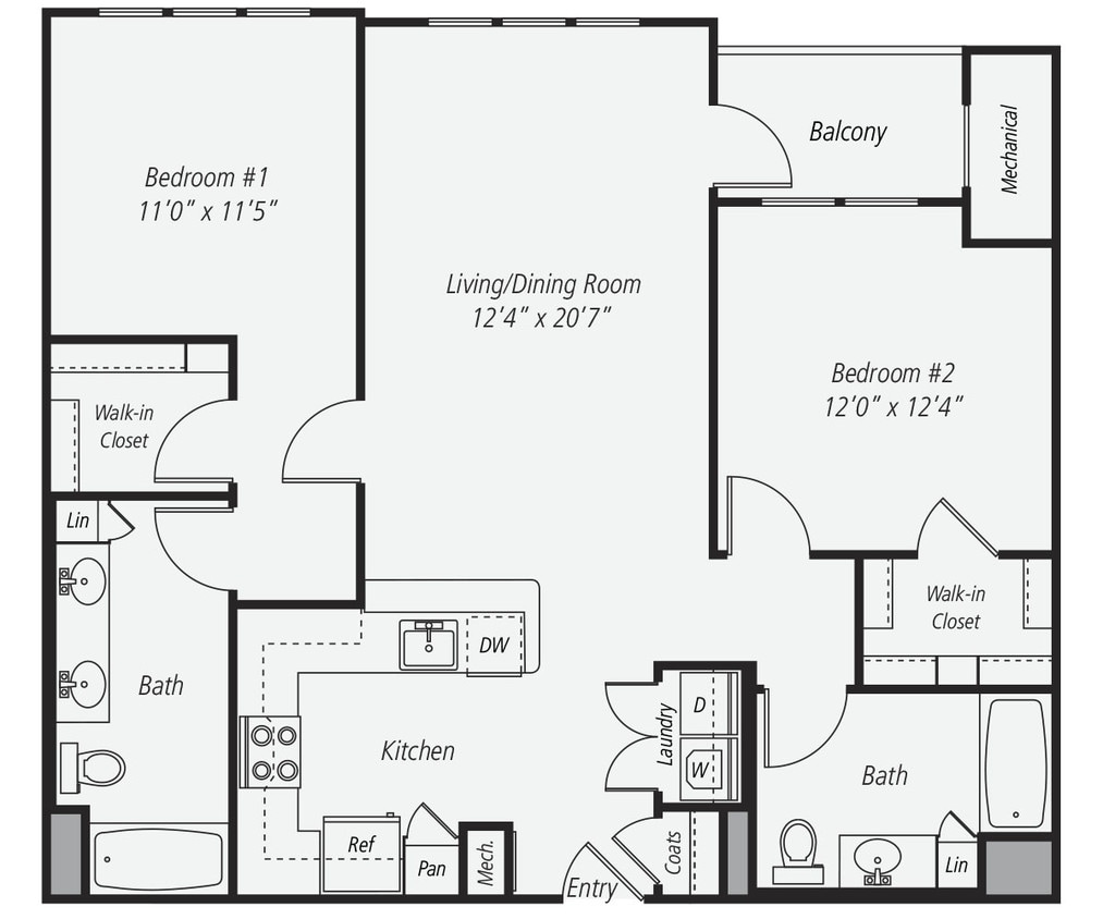 Floor Plan - B2-1127