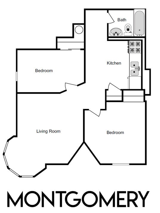 Montgomery Floor Plan - The Blacherne - Montgomery