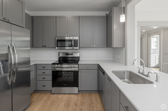 2BR, 2BA - 1,105SF - Kitchen - Ritter and Spool