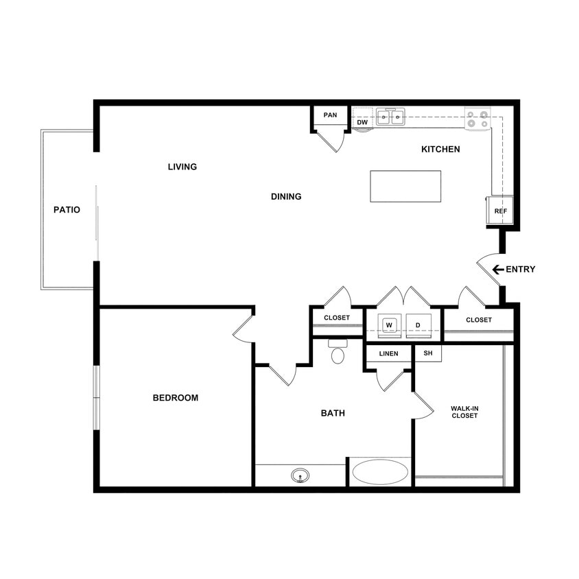 1 Bedroom A5 - A5