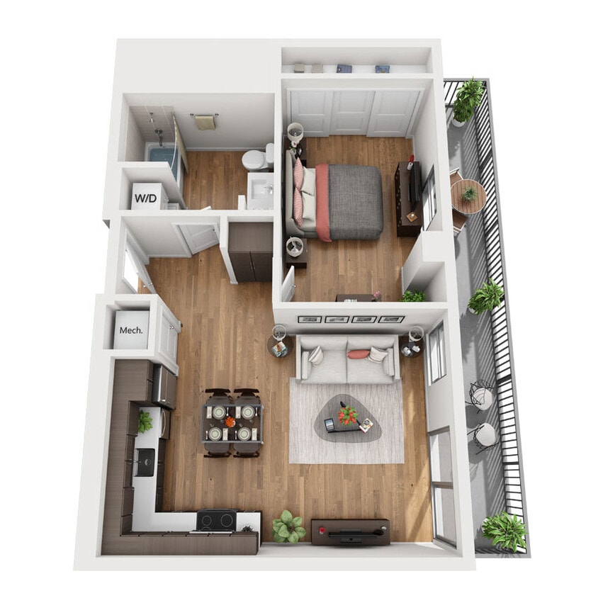 A5 floor plan La Plaza Village - A5