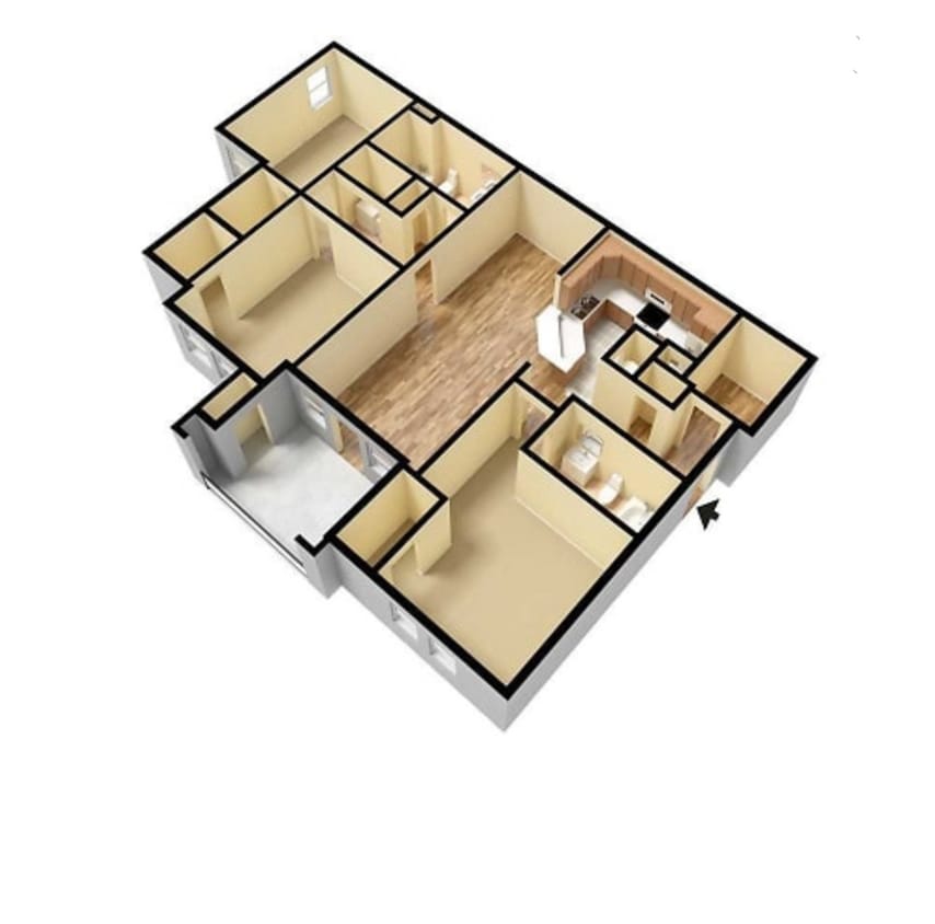 Floor Plan - C1 The Walden