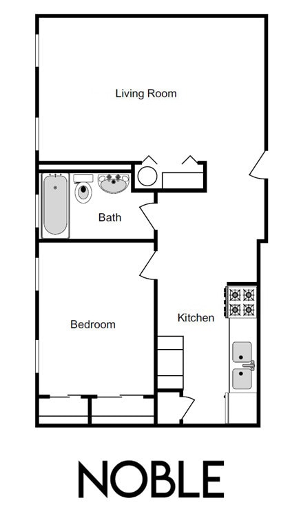 Noble Floor Plan - The Blacherne - Noble