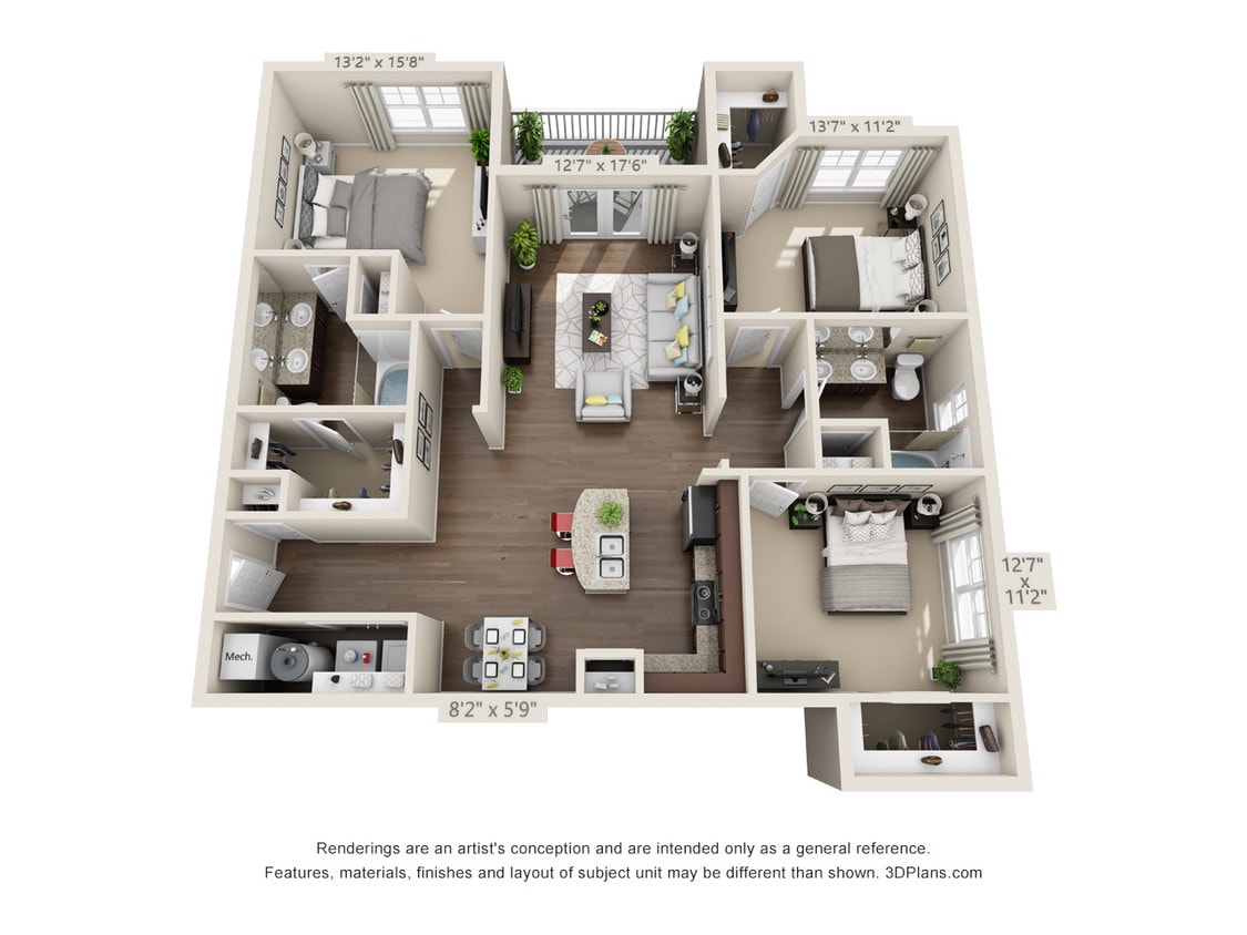 Floor Plan - Water Mill