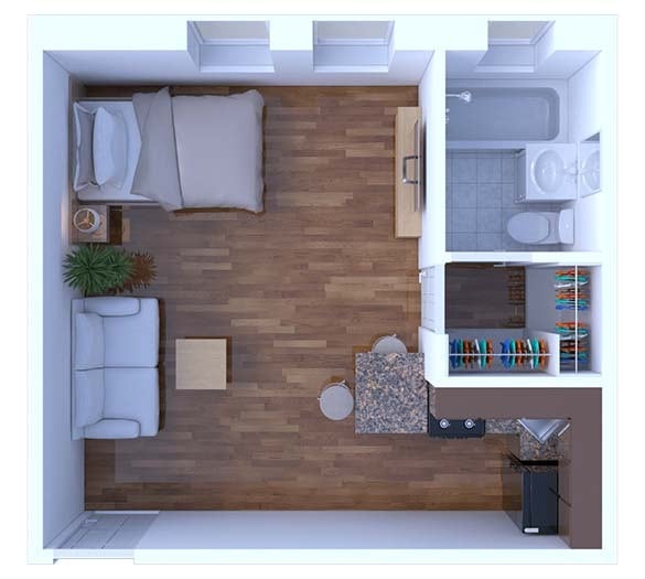 Floor Plan - Studio Floor Plan S1
