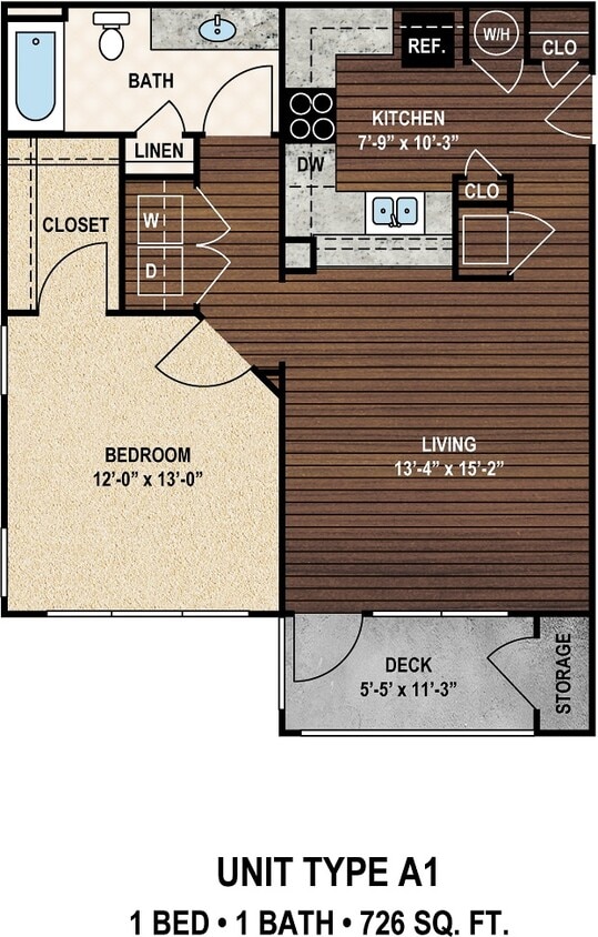 Floor Plan - A1 The Lorena