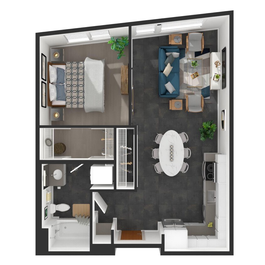 Floor Plan - 1 Bed/1 Bath-A9.2